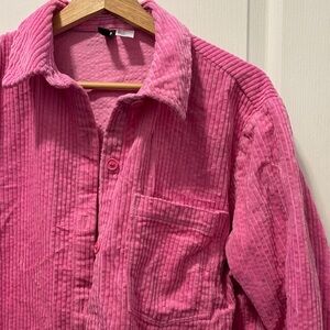 H&M Pink Corduroy Jacket